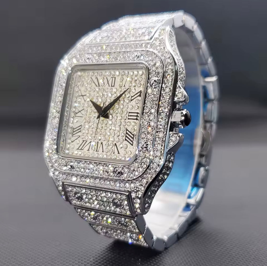 👑 Emo Santos Diamond Watch 💎